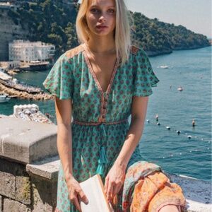 Arnhem Serafina Sundress in Kingfisher